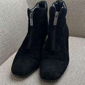 Black Suede Ankle Boots